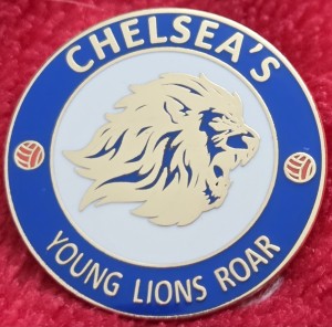 Chelsea FC Badge -  CHELSEA'S YOUNG LIONS ROAR for sale on Ebay