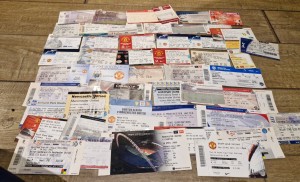 COLLECTION OF 100 TICKET STUBS-MANCHESTER UNITED-2000S FINALS/ YOUTH/ EUROPEAN/ for sale on Ebay