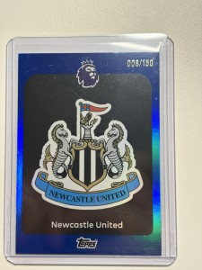 Topps Premier League 2025/2026 Newcastle United Team Badge /150 for sale on Ebay