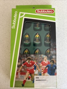 Subbuteo Norwich City 772 Home Kit 1990/1991 Yellow and Green Rare Unopened for sale on Ebay
