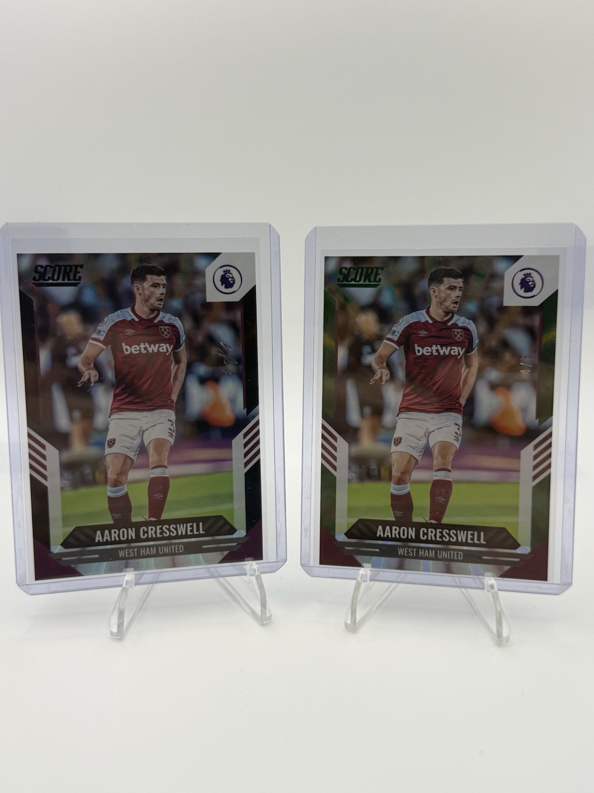Panini Score 21-22 Aaron Cresswell West Ham 1/1 Laser Rainbow /5 /10 /15 /25 /49 for sale on Ebay