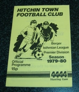 Hitchin Town v Luton Town 1979/80 - Paul Giggle Testimonial *EXC* for sale on Ebay
