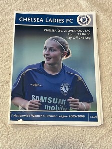 2006 Women's football programme Chelsea Ladies v Liverpool Ladies for sale on Ebay