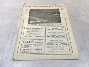 Doncaster Rovers v Swansea Town 1950/51 Division 2 - 27th January 1951 for sale on Ebay