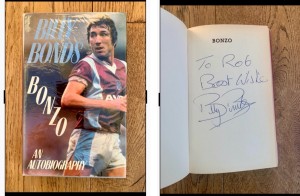 SIGNED Billy Bonds Bonzo An Autobiography Hardcover, 1988 WEST HAM WHUFC  for sale on Ebay