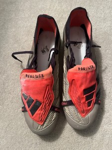 Brighton & Hove Albion Lewis Dunk signed used football boots for sale on Ebay