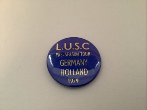 LEEDS UNITED SUPPORTERS CLUB PRE-SEASON TOUR OF GERMANY & HOLLAND TIN BADGE 1979 for sale on Ebay