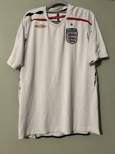 England Umbro 2007-2008-2009 Home Jersey Kit Size L Football Shirt for sale on Ebay