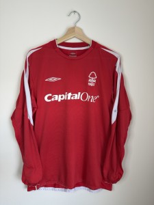 Original Nottingham Forest 2004 Home Football Shirt LARGE UMBRO Long Sleeve for sale on Ebay