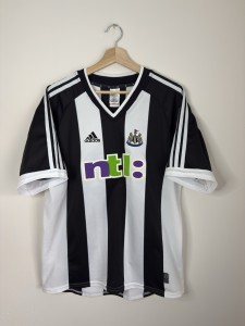 Original Newcastle United 2001 Home Football Shirt LARGE ADIDAS RARE for sale on Ebay