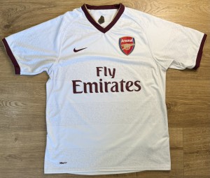 ORIGINAL ARSENAL 2007/08 Away Football Shirt MEDIUM NIKE VGC Rare for sale on Ebay