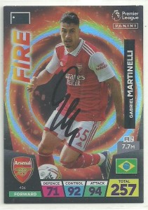 Gabriel Martinelli - ARSENAL - Signed Panini 2023 Card for sale on Ebay