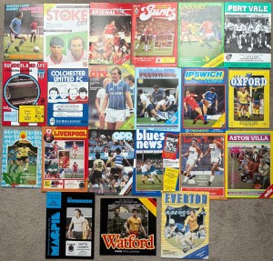 MANCHESTER UNITED 1983 1984 AWAY FOOTBALL PROGRAMME JOB LOT Man Utd Memorabilia for sale on Ebay