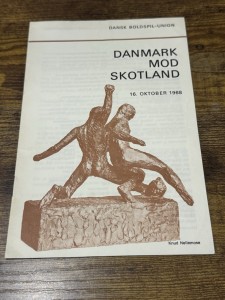 1968 Denmark V Scotland International   Football Programme for sale on Ebay