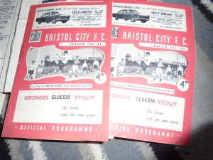 BRISTOL CITY V BRISTOL ROVERS 1961-2 G.F.A. CUP FINAL X 2 ISSUES for sale on Ebay