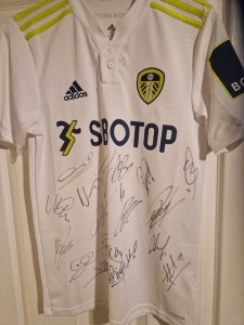 SIGNED LEEDS UNITED SHIRT 2021/22 - GENUINE SQUAD SIGNATURES FROM LUFC- SIZE S for sale on Ebay