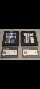 Maradona + Messi Signed Argentina Shirts World Cup Coa Icons for sale on Ebay
