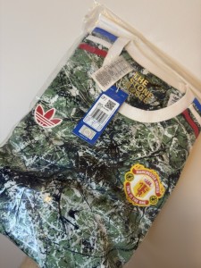 Original Manchester United x Stone Roses Football Shirt MEDIUM ADIDAS BNIB for sale on Ebay