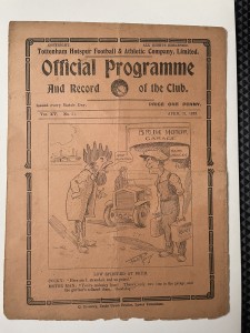 TOTTENHAM HOTSPUR v Birmingham City First Division Programme 21 April 1923 for sale on Ebay