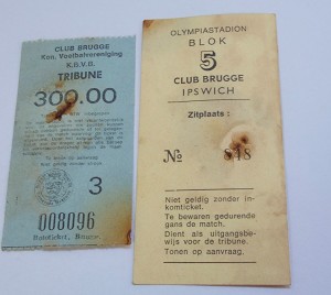 CLUB BRUGGE V IPSWICH TOWN UEFA CUP 1975/76 TICKET for sale on Ebay