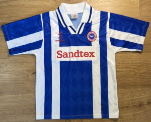ORIGINAL BRIGHTON AND HOVE ALBION 1997/98 Home Shirt SMALL SUPER LEAGUE VGC Rare for sale on Ebay