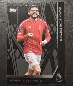 2025-26 Topps Premier League Morgan Gibbs-White Black Edge, Nottingham Forest for sale on Ebay