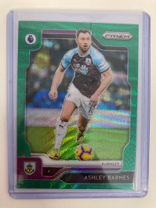 PANINI PREMIER LEAGUE PRIZM 2019-20 ASHLEY BARNES BURNLEY GREEN WAVE . for sale on Ebay