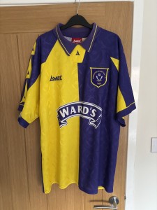 Sheffield United Away Football Shirt 1995/97 Adults Large Avec D370 for sale on Ebay