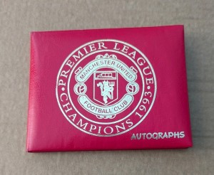 Manchester United Autograph Book 1993  Including Several Genuine Autographs for sale on Ebay