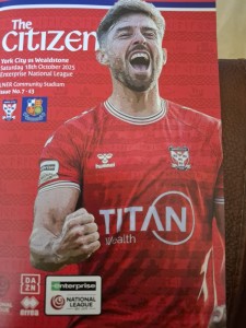 York City v Wealdstone 2025/26 Mint for sale on Ebay