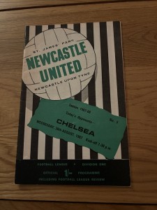 Newcastle United v Chelsea Programme 1967/68 for sale on Ebay