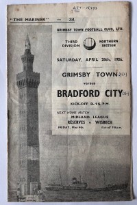 Grimsby Town v Bradford City 28th April 1956 for sale on Ebay
