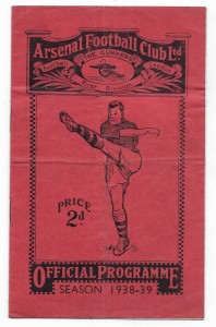 1938 International Friendly - ENGLAND v. REST OF EUROPE (at Arsenal FC) for sale on Ebay