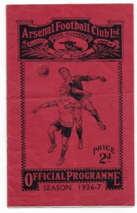 1936 International Friendly - ENGLAND v. HUNGARY (at Arsenal FC) for sale on Ebay
