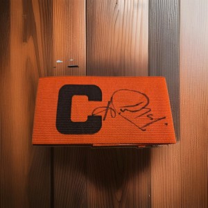 Signed Captains Armband - Louis Van Gaal - Manchester United Bayern Munich +COA for sale on Ebay