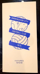 1979/80 BIRMINGHAM CITY FC fixture card, superb clean condition! for sale on Ebay