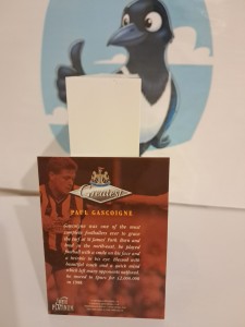 Futera Platinum Newcastle United Greatest 1999 Paul Gascoigne card for sale on Ebay