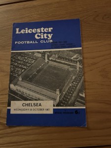 Leicester City v Chelsea Programme 1967/68 for sale on Ebay