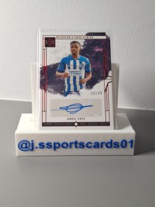 Ansu Fati Auto /49 2023/24 Panini Impeccable Brighton Red for sale on Ebay