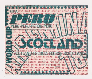 VERY RARE SCOTTISH FOOTBALL TICKET SCOTLAND V PERU ARGENTINA WORLD CUP 1978 for sale on Ebay