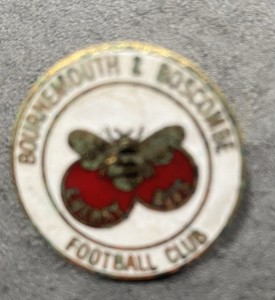 1970s PIN BADGE BOURNEMOUTH & BOSCOMBE FOOTBALL CLUB ENGLAND FA CUP for sale on Ebay
