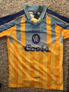 Retro Chelsea Shirt Large. Zola On Back for sale on Ebay