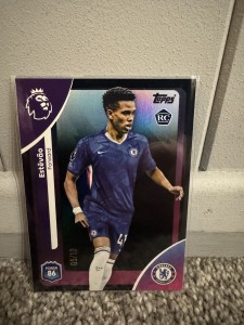Topps Premier League 2025/2026 Estevao Chelsea Rookie Card Numbered /10 for sale on Ebay