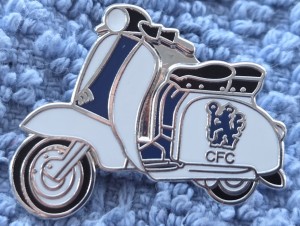 CHELSEA FC BADGE - CHELSEA VESPA SCOOTER CFC BADGE  for sale on Ebay