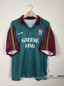Original Ipswich Town 1995 Away Football Shirt LARGE CORE RARE for sale on Ebay