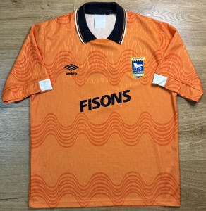 ORIGINAL IPSWICH TOWN 1989/91 Third Football Shirt LARGE UMBRO VGC Rare ‘8’ for sale on Ebay