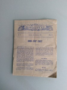 KILMARNOCK V RANGERS 26.02.1955 SCOTTISH LEAGUE for sale on Ebay