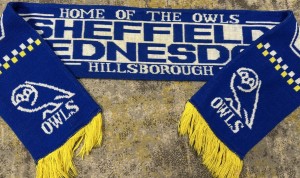 Vintage Sheffield Wednesday FC Swfc Hillsborough Scarf for sale on Ebay