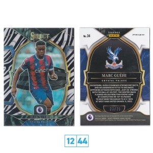Marc Guehi Zebra /25 - 2022-23 Panini Select Prizm #34 Crystal Palace for sale on Ebay