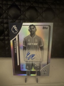 Topps Premier League 2025/2026 Chris Richards Crystal Palace Black&white Auto for sale on Ebay